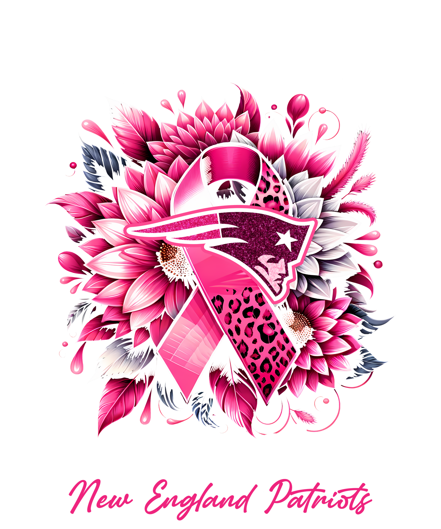 DTF Transfer • Patriots Football • Together We Fight + Ribbon