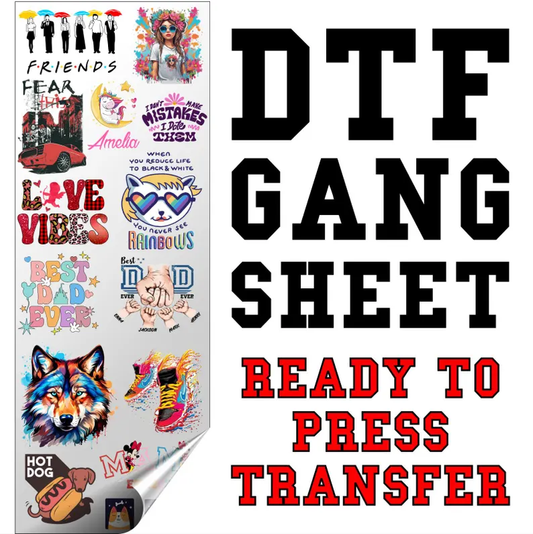 Pre Made • DTF Gang Sheets