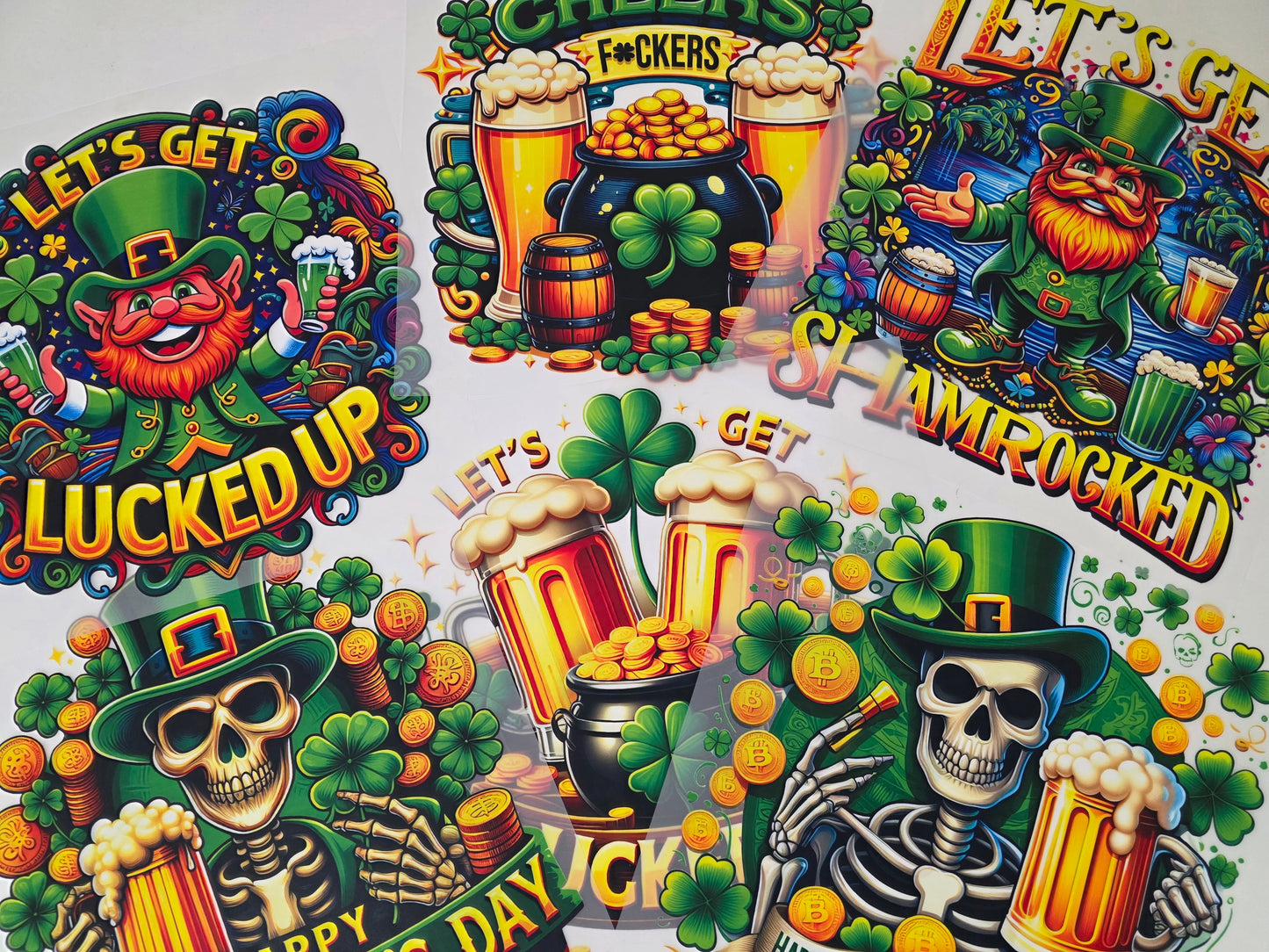 DTF Transfer • Grab Bag • St. Patricks' Day • 6 pieces