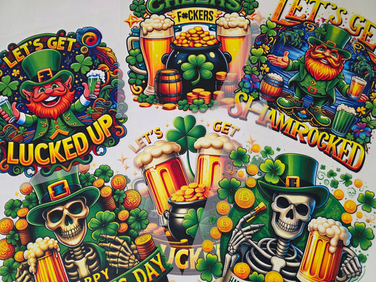 DTF Transfer • Grab Bag • St. Patricks' Day • 6 pieces