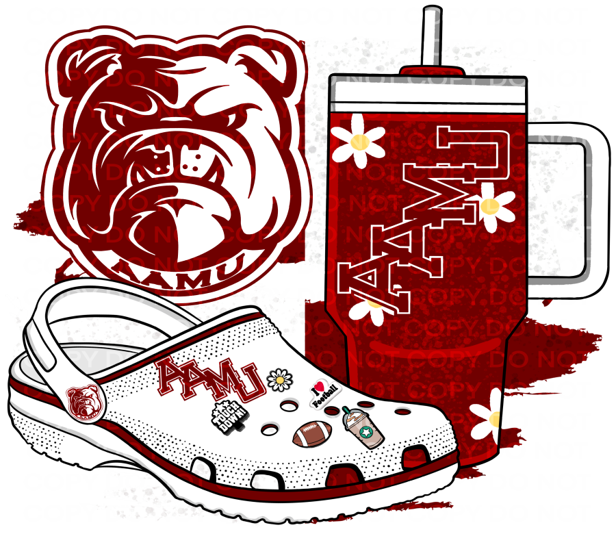 DTF Transfer • HBCU • Alabama A&M • Stanley & Crocs