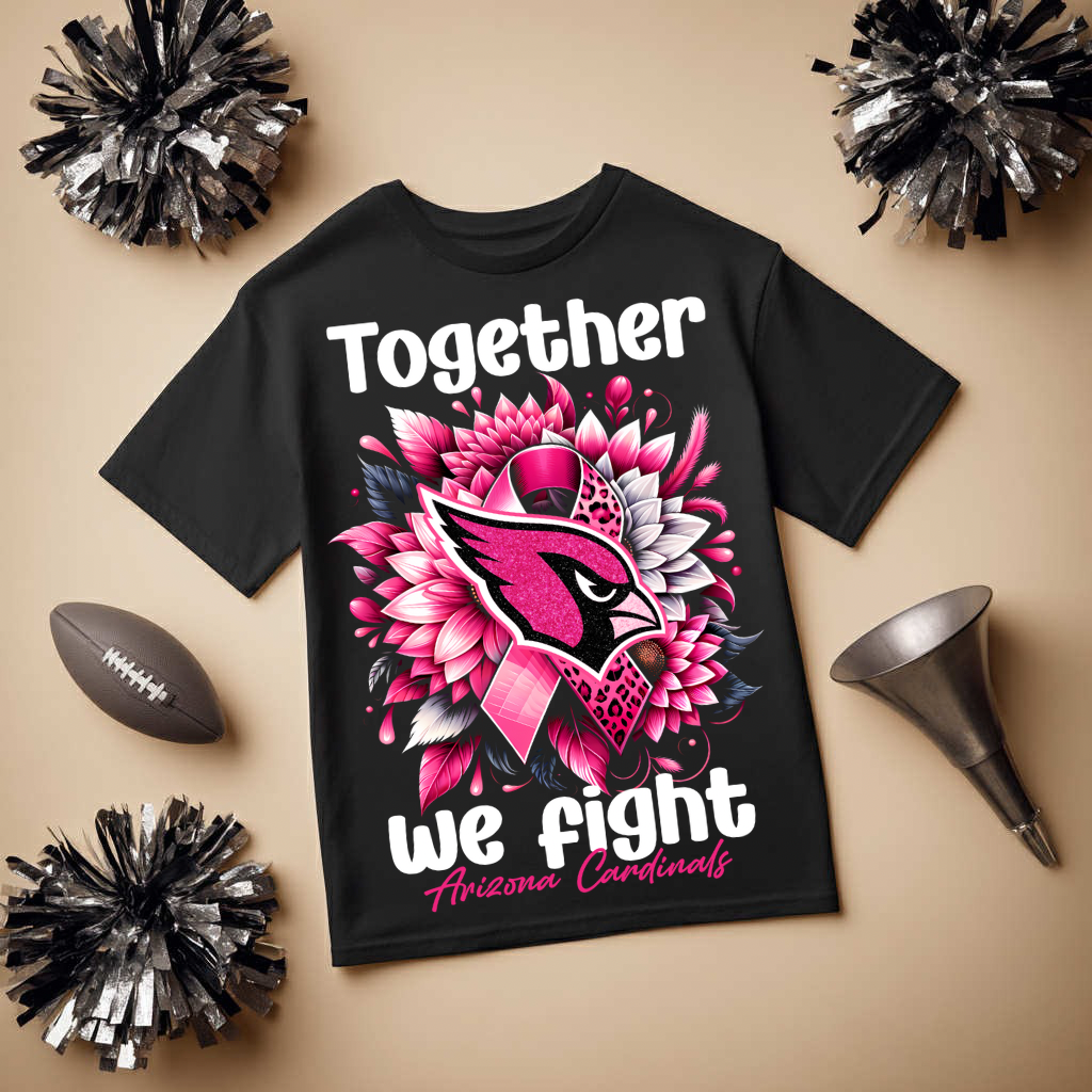 DTF Transfer • Arizona Football • Together We Fight + Ribbon